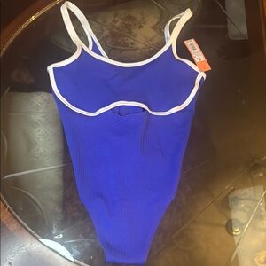 Blue Kids One Piece Swimsuit
